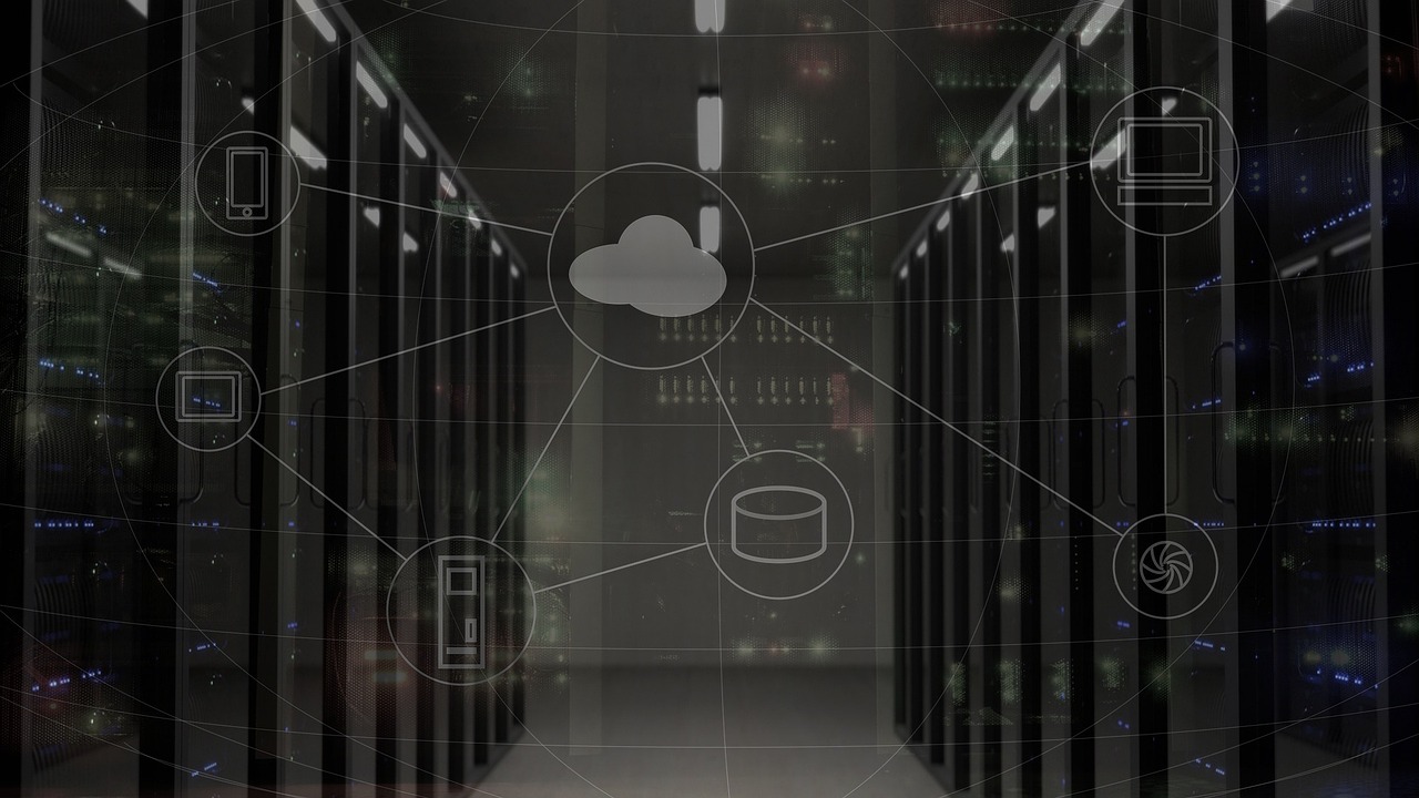 The importance of cache network, server, system, infrastructure, managed services, connection, computer, cloud, gray computer, gray laptop, network, network, server, server, server, server, server