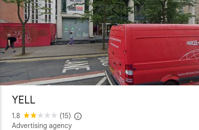 Yell's Google Reviews yell's google reviews